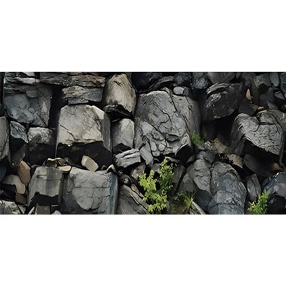 AWERT 48x20 inches Stone Aquarium Background Grey Rock Fish Tank Background Rocky Terrarium Background - size: 48x20in/120x50cm
