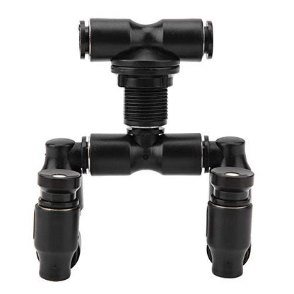Terrarium Fogger, Dual Head Misting Spray Nozzles Mist Sprinkler Reptile Fogger Reptiles Fogger Mist Sprinkler for Rainforest Tank