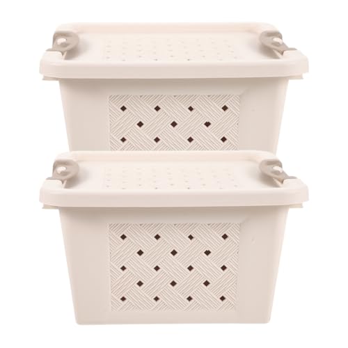 BESPORTBLE 2pcs Small Animal Carrier Case for Hamster Guinea Reptile Bird Portable Pet Transport Box Breathing