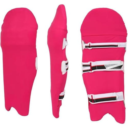 KNK Cricket Batting Pad Covers, Universal Youth and Adult Fit, Pair - color: Pink