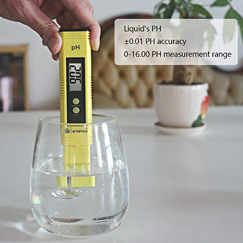 KETOTEK Digital pH & TDS Meters Water Quality Test Kit, pH Pen Tester TDS PPM Meter 2 in 1 Kit with 0~16.00ph and 0~9999ppm Measure Range for Hydroponic, Aquarium, Drinking Water, RO System, Pool