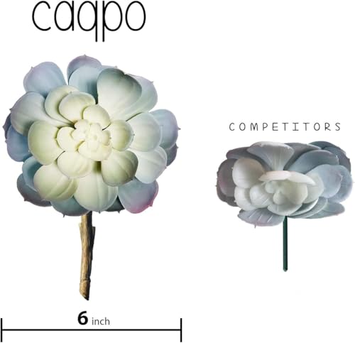 caqpo Premium Fake Succulents: Artificial Succulent Plants Decor - 30 Pack - size: 30Pack