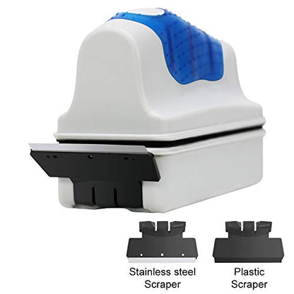Jasonwell Magnetic Aquarium Fish Tank Glass Algae Glass Cleaner Scrubber Floating Clean Brush(S) - color: Blue, size: S