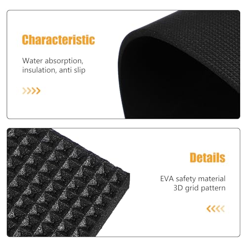 SUPVOX Aquarium Leveling Mat 15.74X11.81X0.23 in Foam Tank Pad Fish Tank Pad for Under Shock Absorbing Water Absorption Heat Insulation Bottom Cushion for Glass Aquariums