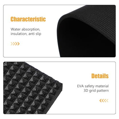 SUPVOX Aquarium Leveling Mat 15.74X11.81X0.23 in Foam Tank Pad Fish Tank Pad for Under Shock Absorbing Water Absorption Heat Insulation Bottom Cushion for Glass Aquariums