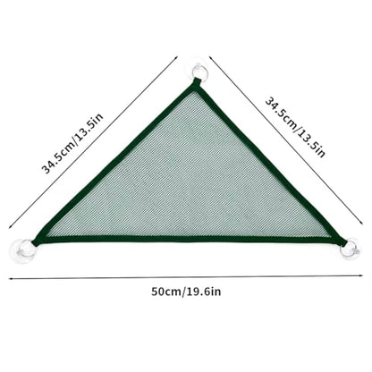 2 Pcs Bearded Dragon Lizard Hammock, Geckos Hammock, Breathable Mesh Reptile Hammock, Suitable for Iguanas, Anoles, Geckos, Snakes, Chameleon（Green） - color: Green