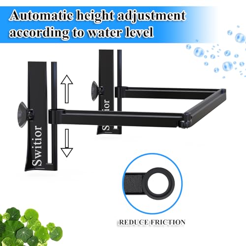 Floating Plant Corral for Aquarium, Fish Tank Accessories to Separate Floating Plants, Automatically Adjusts Height with Water Level, Suitable for All Floating Plants and All Aquariums (Style 1) - size: Style 1
