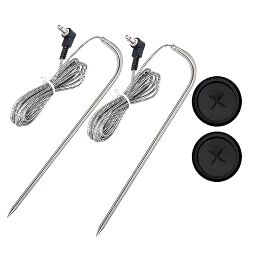 2-Pack Temp Meat Probe Replacement for Pit Boss Pellet Grills and Smokers, 3.5 mm Plug Thermometer Probes ，Compatible with Pit Boss Series Pellet Grill - size: Meat Probe