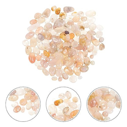 Yardwe 1set Polished Natural Pebbles for Aquariums Decorative Stones for Fish Tanks for Plants and Gardens Agate Pebbles