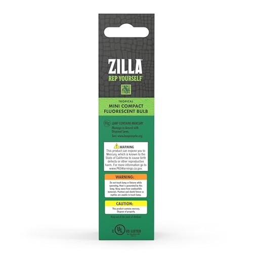 Zilla Mini Compact Fluorescent Bulbs Tropical - style: Tropical