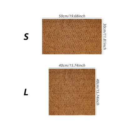 of 4 Natural Coconuts Fiber Reptiles Carpet for Tortoises and Lizards Terrariums Bedding Mat Substrate Liner Tortoises Bedding - size: S