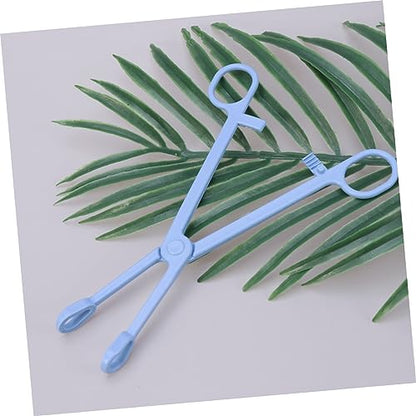 HANABASS 1pc Plastic Pet Stool Clamp for Reptiles and Birds Cleaning Tool Scissors Design Easy to Use Reduces Odor for Pet - size: Size 1