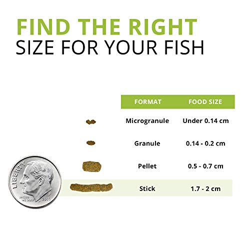 Fluval Bug Bites Bottom Feeder Fish Food, Sticks for Medium to Large Sized Fish, 4.59 oz., A6587 (Pack of 2) - size: 4.59 Ounce (Pack of 2)
