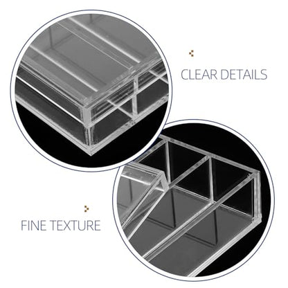 Acrylic Incubation Box Lid Compartment Specimen Holder for Science Experiments Reptile Breeding and Humidity Control Versatile High