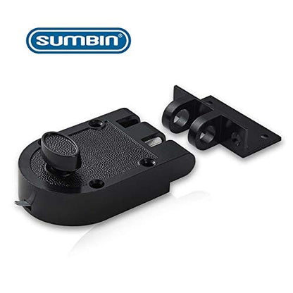 Jimmy Proof Deadbolt Lock with Keyed (Black) - color: Black