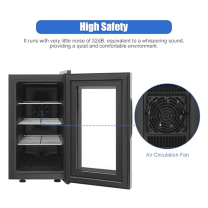 Reptile Incubator, 6.08Gal Portable Scientific Lab Incubator Digital Incubators Cooling Small Reptiles Eggs Temperature Control with LED Display & 3 Tier Removable Shelves for Hatching Chicks