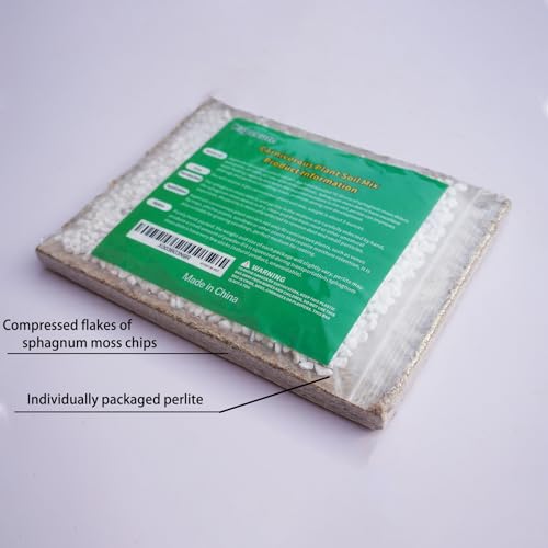 Carnivorous Plant Soil Mix 3 Qts, Include Perlite and Sphagnum Moss Debris, Great Potting Soil for Venus Fly Traps, Pitcher Plants, Sundews - size: 3 QT
