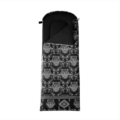 Erosebridal Hawk Moth Sleeping Bag for Kids Spooky Aztec Wearable Camping Blanket for Hiking Outdoor Travel Hunting Sleep Bag - color: Black Grizzly Bear