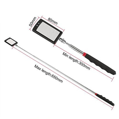 Telescoping Lighted Inspection Mirror，Telescoping LED Lighted Flexible Inspection Mirror 360 Swivel for Extra Viewing - style: Model-1