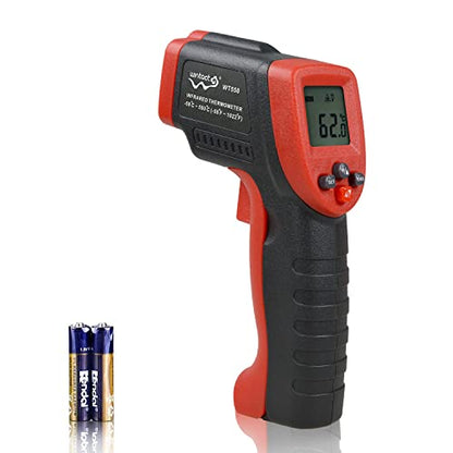 Infrared Thermometer Temperature Gun -58℉ to 1022℉ | Digital Surface Laser Thermometer Gun for Cooking Food, Pizza Oven, Flat Top Grill, Griddle, Soap Making, Reptile