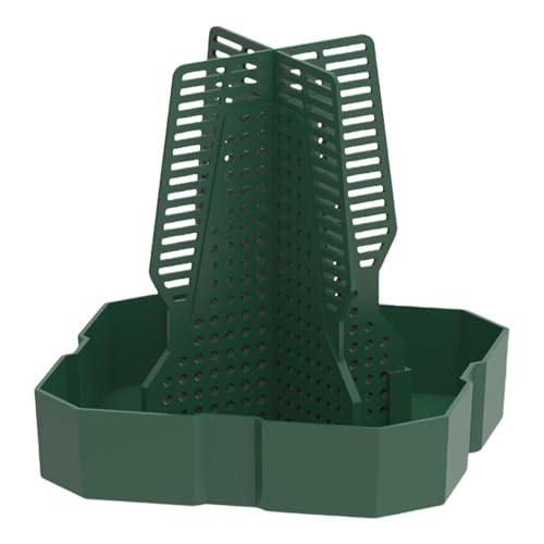 AntiEscape Reptiles Food for Live Promotes SelfFeeding in Geckoses Lizards Dragons and Amphibians Pet AntiEscape Feeders for Terrariums - color: Green, size: Small