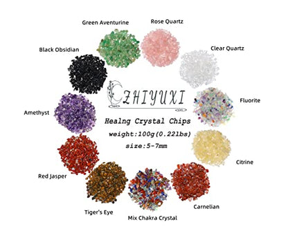 ZHIYUXI Amethyst Crystal Chips Fish Tank Gravel Vase Filler Stones Bulk Crushed Crystals Gemstone Polished Natural Quartz Stone Healing Crystals Glass Stones Fish Rocks - color: C# Amethyst, size: 0.22lbs