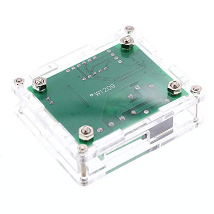 HiLetgo 2pcs W1209 with Case 12V DC Digital Temperature Controller Board Micro Digital Thermostat -50-110°C Electronic Temperature Temp Control Module Switch with 10A One-Channel Relay and Waterproof - color: With Case