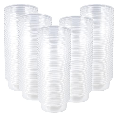 200Pcs Crested Gecko Food Dish, 0.5oz Plastic Reptile Feeding Cups - size: 200Pcs