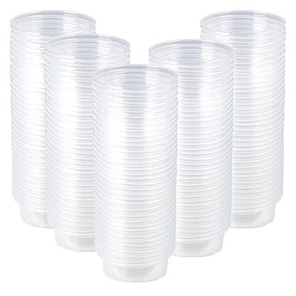 200Pcs Crested Gecko Food Dish, 0.5oz Plastic Reptile Feeding Cups - size: 200Pcs