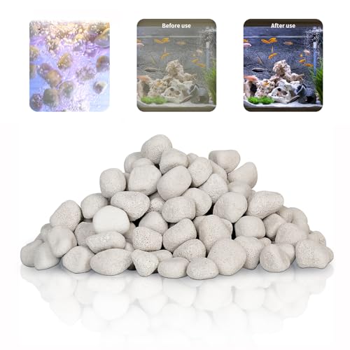 Aquarium Biological Filter Media, Floating Ceramic Bio Media | UPETTOOLS Aquarium Biological Filter Media, Floating Ceramic Bio Media - size: Floating Ceramic Bio Media