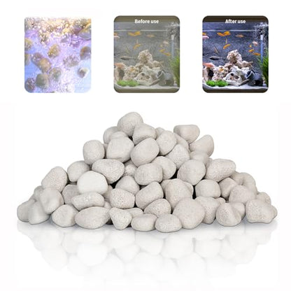 Aquarium Biological Filter Media, Floating Ceramic Bio Media | UPETTOOLS Aquarium Biological Filter Media, Floating Ceramic Bio Media - size: Floating Ceramic Bio Media