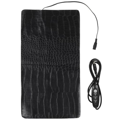 LIOOBO Reptile Pet Heating Cushion USB Carbon Fiber Heated Mat Energy Efficient Pet Supply for Cold Weather Safe Comfortable Use