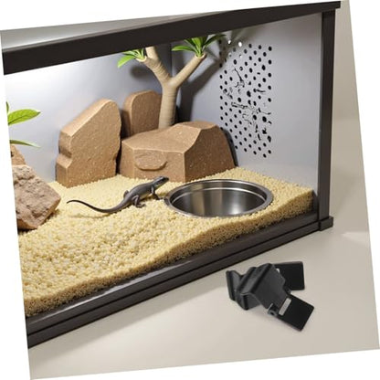 Totority 6pcs Aquarium Lock Buckle Terrarium Lid Clips for Reptile Tanks Use Escape Locks for Secure Enclosures