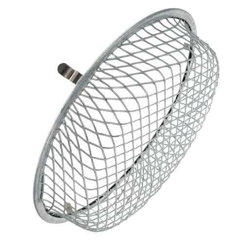 ibasenice Reptile Heat Lamp Cover 5.51 in Stainless Steel Anti-Scald Lampshade Box Insulation Lamp Shade for Lizard Turtle Snake Terrarium and Habitat Lighting