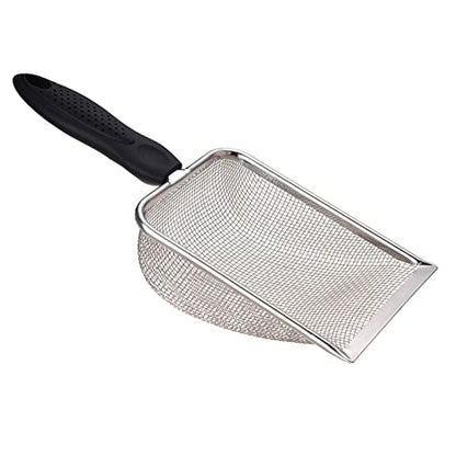 Reptile Sand Cleaning Tool Mesh Screen Fecal Spoon for Cats and Reptiles