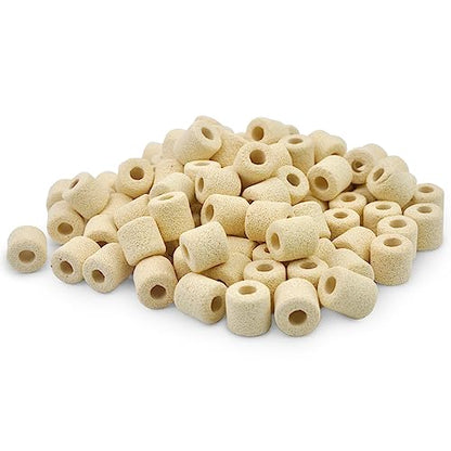 Aquarium Ceramic Ring, Filter Media for Fish Tank, Pond Filter, 1LB