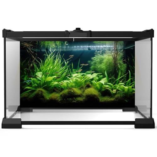 Aquarium Background Diverse Aquatic Plants Seagrasses Terrarium Background Redwood Root Lush Green Underwater Plants Tropical Style Fish Tank Background Under The Sea Aquarium Backdrop Vinyl 24x12in - color: Light Green, size: 24(W)x12(H)inches/ 60(W)*30c