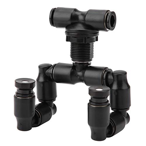 Terrarium Fogger, Dual Head Misting Spray Nozzles Mist Sprinkler Reptile Fogger Reptiles Fogger Mist Sprinkler for Rainforest Tank