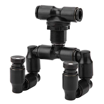 Terrarium Fogger, Dual Head Misting Spray Nozzles Mist Sprinkler Reptile Fogger Reptiles Fogger Mist Sprinkler for Rainforest Tank