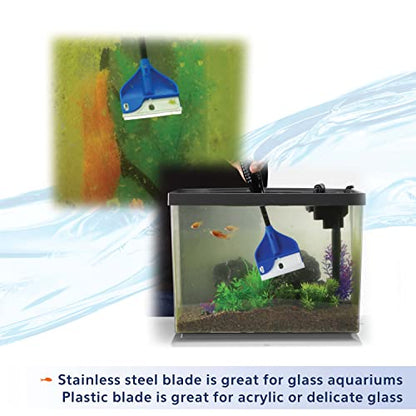 Aqueon ProScraper 3.0™ Short Aquarium Algae Scraper