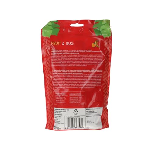 Blue River Diets Complete Crested Gecko Food 1lb (450g) Fruit & Bug | All Natural Gecko Food Made in the UK