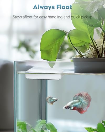 Pawfly 4" Mini Aquarium Magnet Glass Cleaner, Magnetic Fish Tank Cleaner for Glass Aquariums, Strong Magnetic Brush Cleaning Tool for Glass Fish Tanks up to 40 Gallons - size: Medium