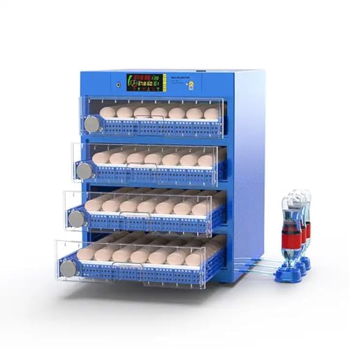 256 Eggs Automatic Chicken Incubators, Farm Poultry Hatcher Machine, LED High-Efficiency Automatic Egg Turning & Temperature Control, for Hatching Chicken Duck Goose Birds - color: 256 Eggs