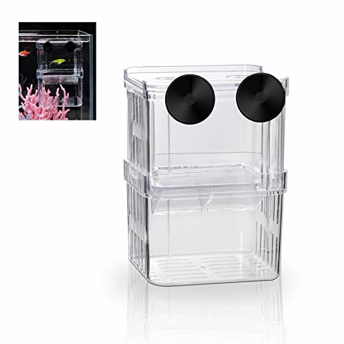 Breeding Box for Fish Tank, Aquarium Hatchery Incubator Breeder Box | Boxtech Breeding Box for Fish Tank, Aquarium Hatchery Incubator Breeder Box - size: S - 3.11*2.71*4.25 IN
