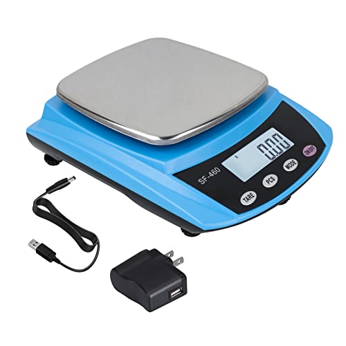 Digital Lab Scale 600g x 0.01g Accuracy Laboratory Balance (Blue) - color: Blue