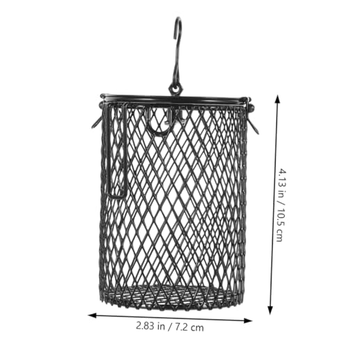 2Pcs Reptile Heat Lamp Mesh Cover Scalding Shade for Bird Cage Reptile Box Easy to Install Heating Accessory for Parrots Turtles and Lizards
