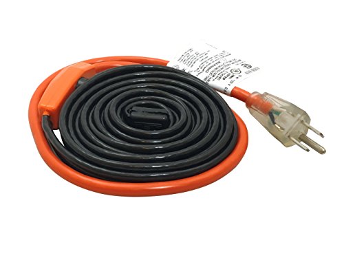 Frost King HC9A Automatic Electric Heat Kit Heating Cables, 9 Feet, Black, 9 Ft - size: 9-Feet