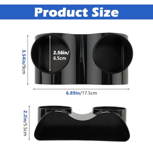 Aquarium Underground Tunnel Cave Fish & Shrimp Under Gravel Tunnel Aquarium Cave Hideout Shrimp and Fish Hiding Caves Shrimps Hideout(Size:Double Holes) - size: Double holes