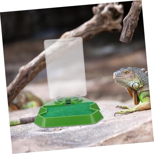 Abaodam Cricket Keeper for Reptiles Water Dispenser Hydration System Lizard Feeding Dish for Tortoises Geckos