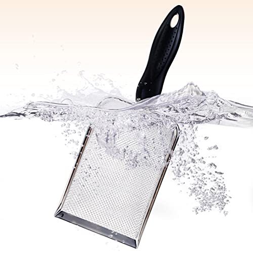 Cleaning The Shovel Reptile Scoops Terrarium Bedding Substrate Sand Sifter Stainless Steel Fine Mesh Small Pet Cage Cleaner Shovel